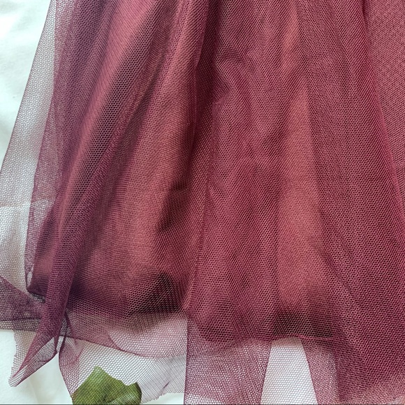 JC Penny Two Piece Maroon Formal Dress - Picture 8 of 11